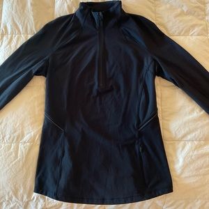 Lululemon black running 1/4 zip